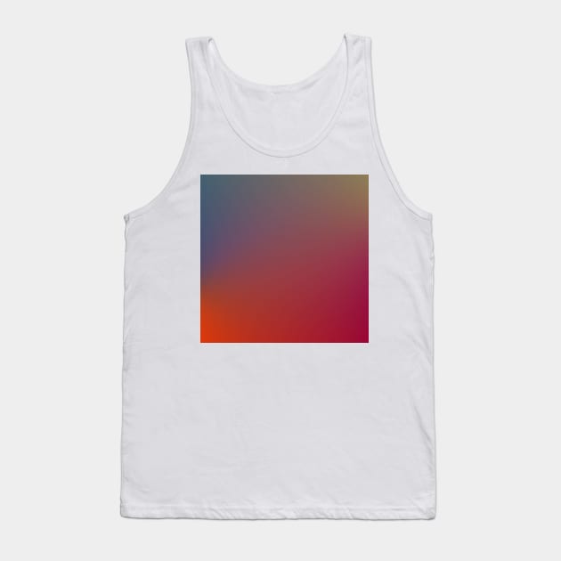 RED BLUE GRADIENT TEXTURE Tank Top by Artistic_st